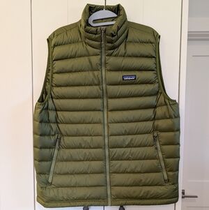 Patagonia Down Sweater Vest Men's L Mint EUC